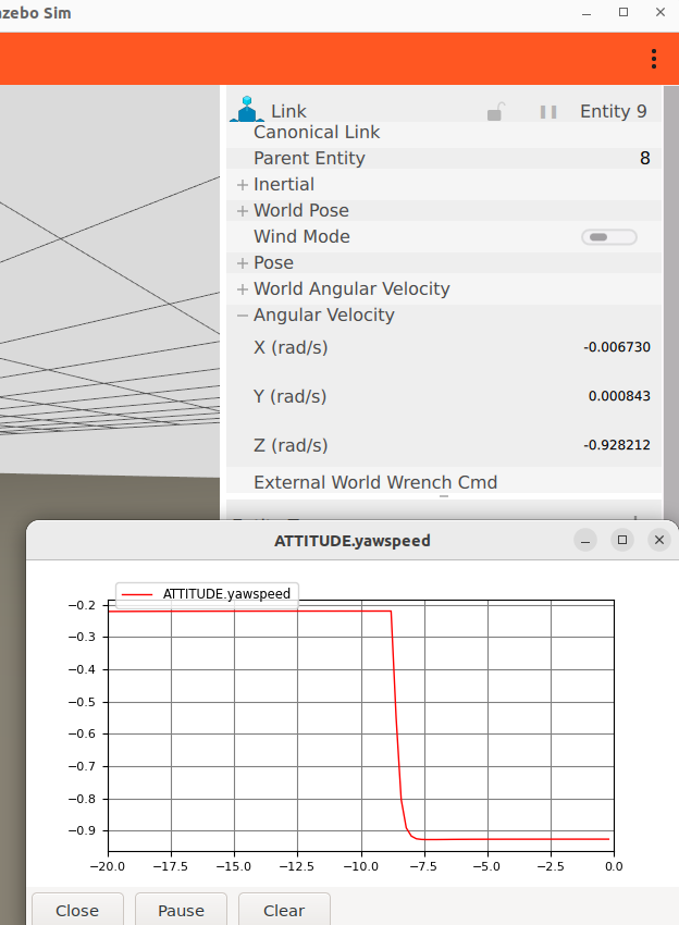 Yaw rate in MAVProxy at full steering